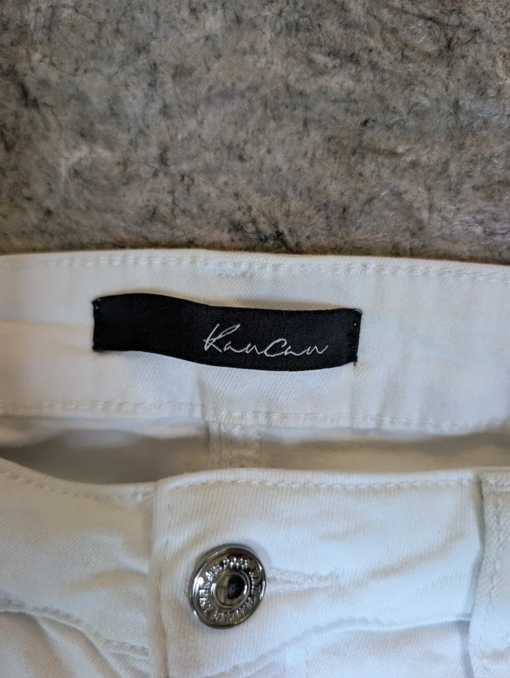 RanCan Juniors White Distressed Skinny Jeans Size 9